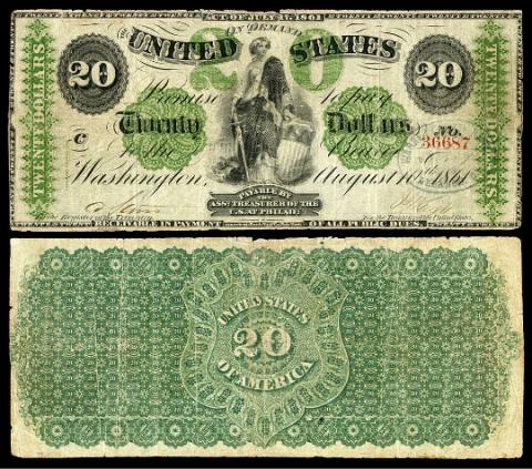 gold and silver was the backing of notes to give them value so counterfeiters wanted to cash in, and intricate designs were made on bills to try and stop them.