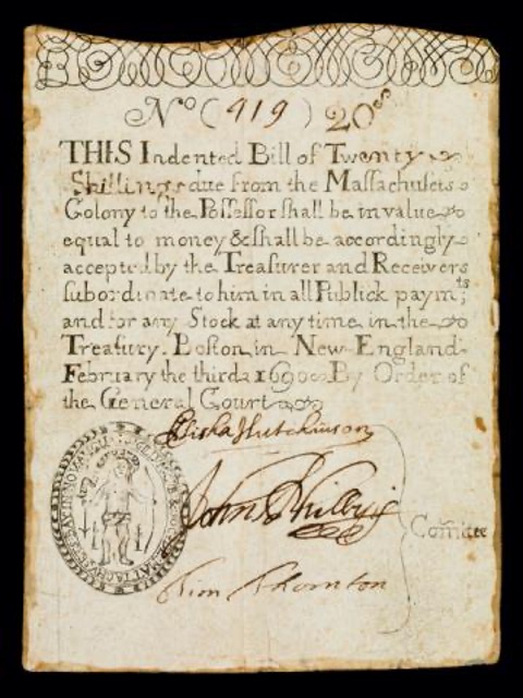The masses held on to the trusty nature of bullion as a currency, yet the rich traded hand written I-O-U notes as paper money took form.
