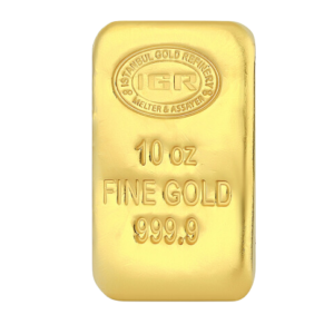 10 oz Gold Bar - IGR Metals