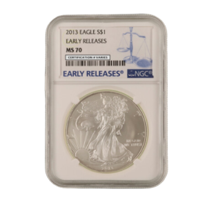 2013 Silver Eagle NGC MS70 Early Releases