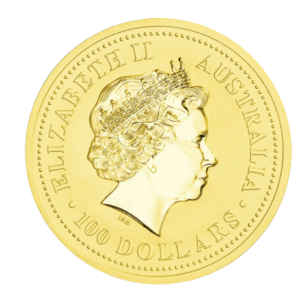 1 oz Australia Gold Lunar - 100 Dollars