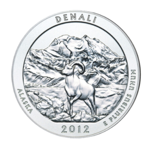 2012 5 oz ATB Denali Silver Coin - BU
