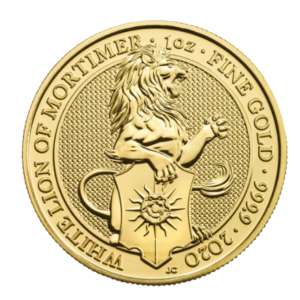 2020 1/4 oz Great Britain Queen's Beast Gold Coin - White Lion