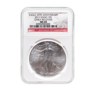 2011 Silver Eagle NGC MS69 Early Releases