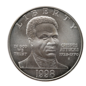 1998-S $1 Black Patriots Silver Commem - BU