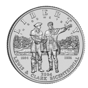 2004-P $1 Lewis & Clark Silver Commem - BU