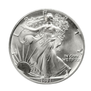 1991 Silver American Eagle - BU