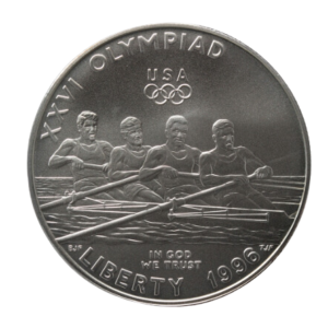 1996-D $1 Rowing Silver Commem - BU