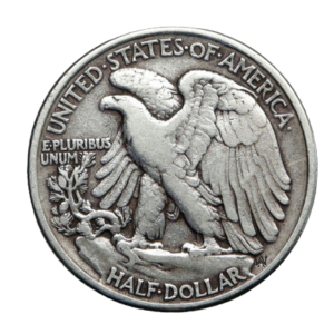 $1 FV 90% Silver Walking Liberty Half Dollar