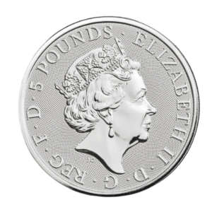 Silver Great Britain Queen - 5 Pounds