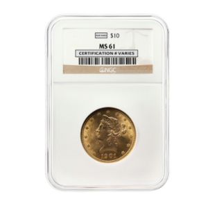 $10 Gold Liberty Eagle - NGC MS61