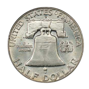 $1 FV 90% Silver Franklin Half Dollars