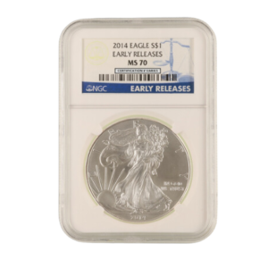 2014 Silver Eagle NGC MS70 Early Releases
