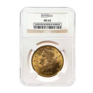 $20 Gold Liberty Double Eagle - NGC MS62