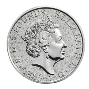 2 oz Silver Great Britain - 5 Pounds