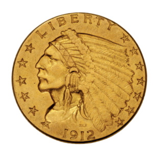 $2.5 Gold Indian Quarter Eagle - AU