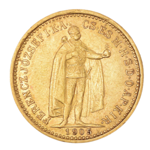 Hungary 10 Korona Gold Coin