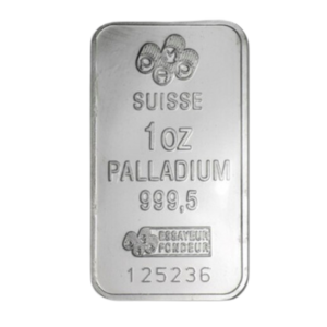 1 oz Palladium Bar - Credit Suisse (Carded)