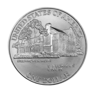 1990-W $1 Eisenhower Silver Commem - BU