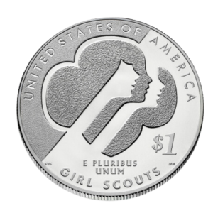 2013-W $1 Girl Scouts Silver Commem - BU
