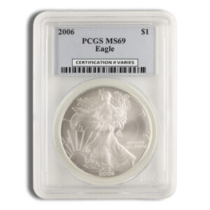 2006 Silver Eagle PCGS MS69