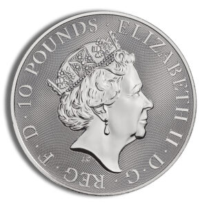 2019 2 oz Silver Great Britain Queen’s Beasts – Yale
