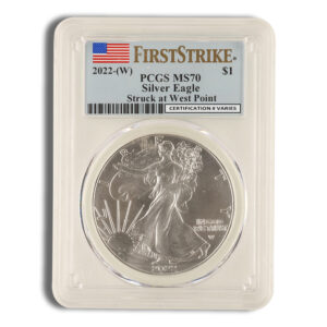 2022 Silver Eagle PCGS MS70 - West Point