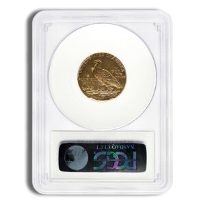 $5 Gold Indian Half Eagle – PCGS MS62