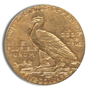 $5 Gold Indian Half Eagle – AU