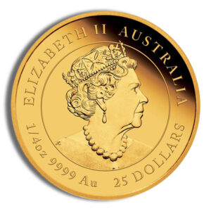 2021 1/4 oz Australia Gold Lunar Ox BU – Series III