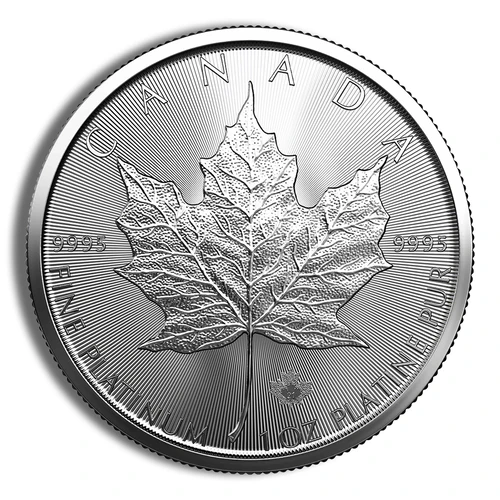 The gorgeous Canadian Maple Leaf platinum coin shows why the Platinum price is worth it.