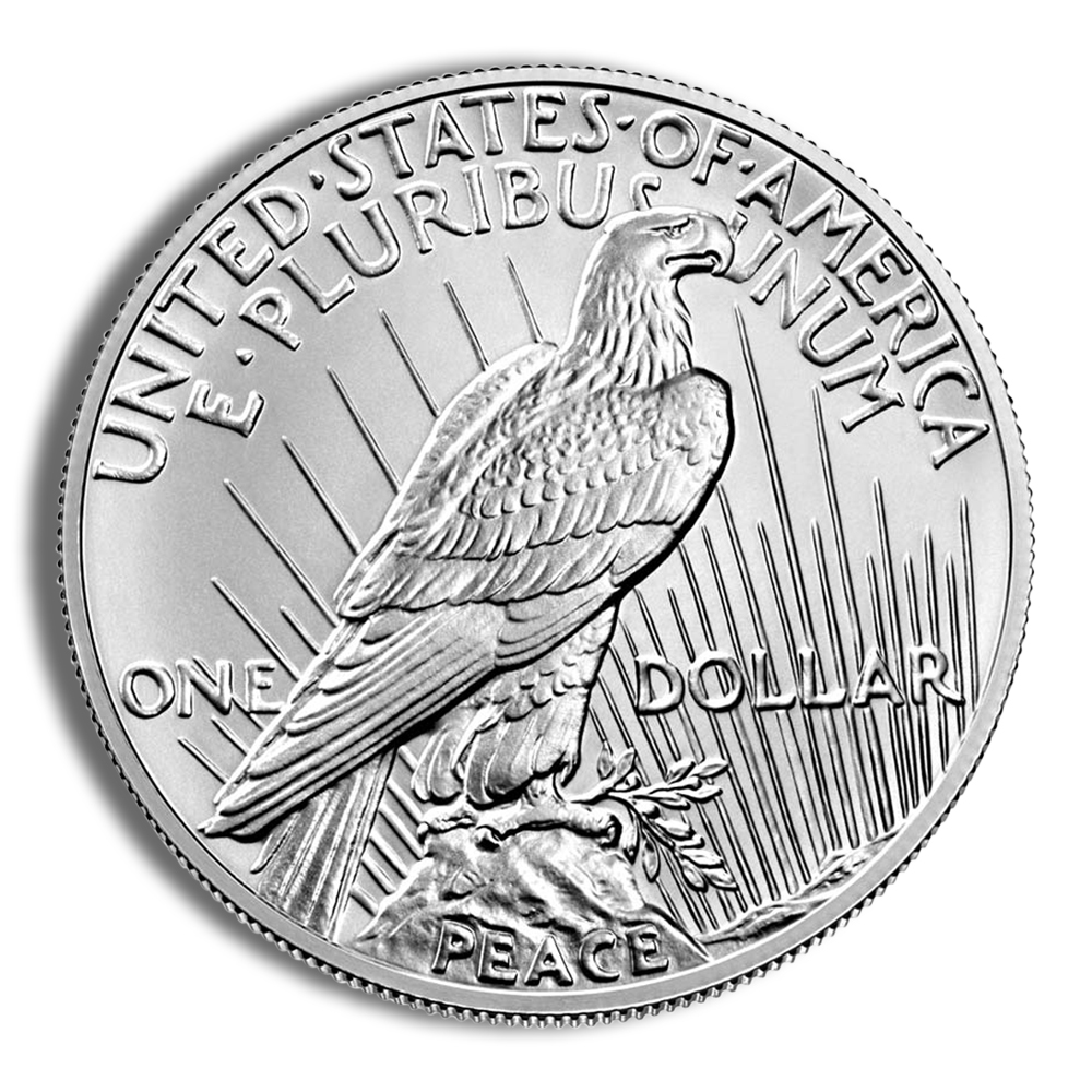 2021-P Peace Silver Dollar w/Box & COA - Image 2