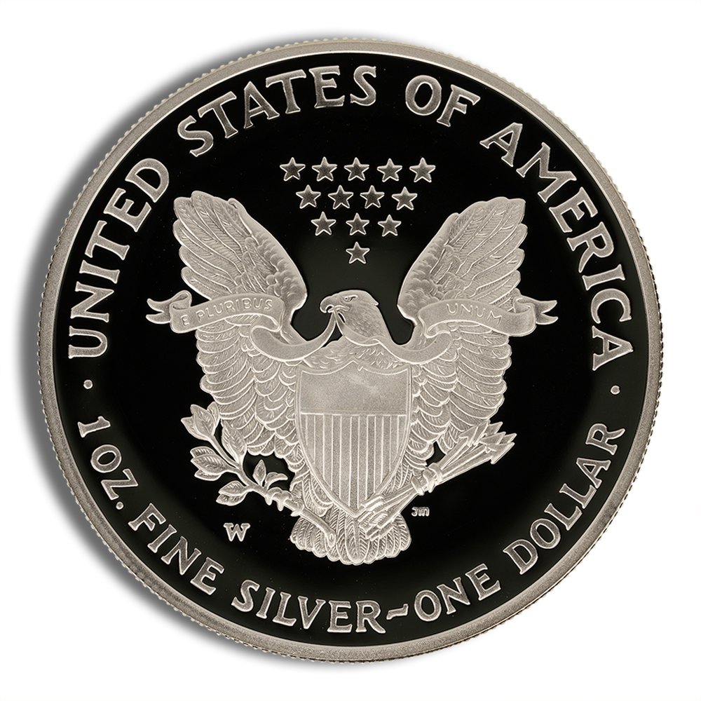 2005-W Proof Silver Eagle with Box & COA - Image 3