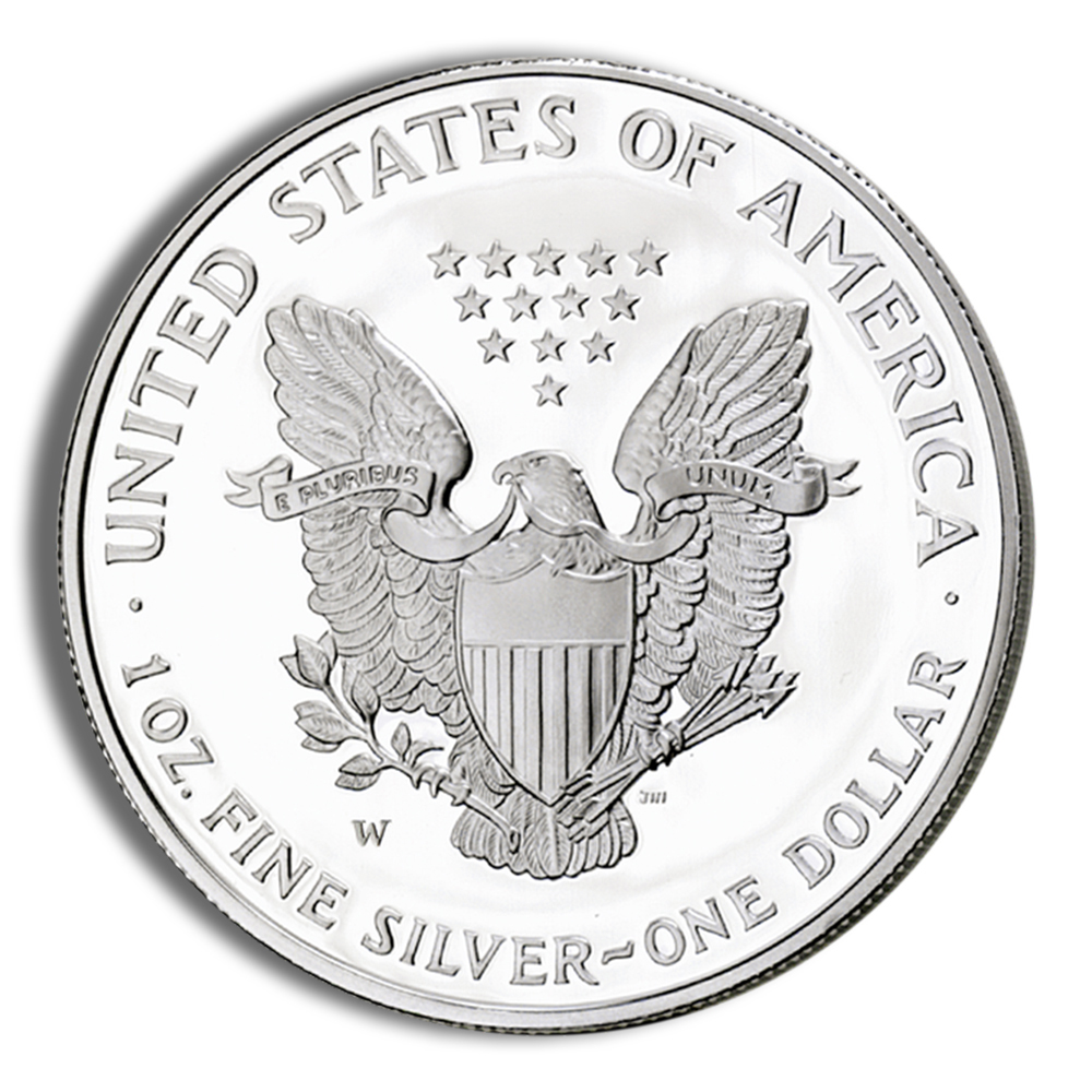 2015-W Proof Silver Eagle with Box & COA - Image 3