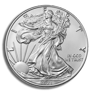 2021 Silver American Eagle - BU (Type 2)