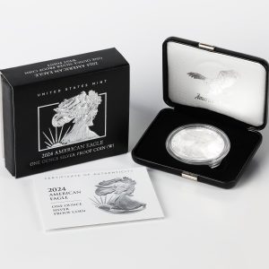 2024-W Proof Silver Eagle with Box & COA