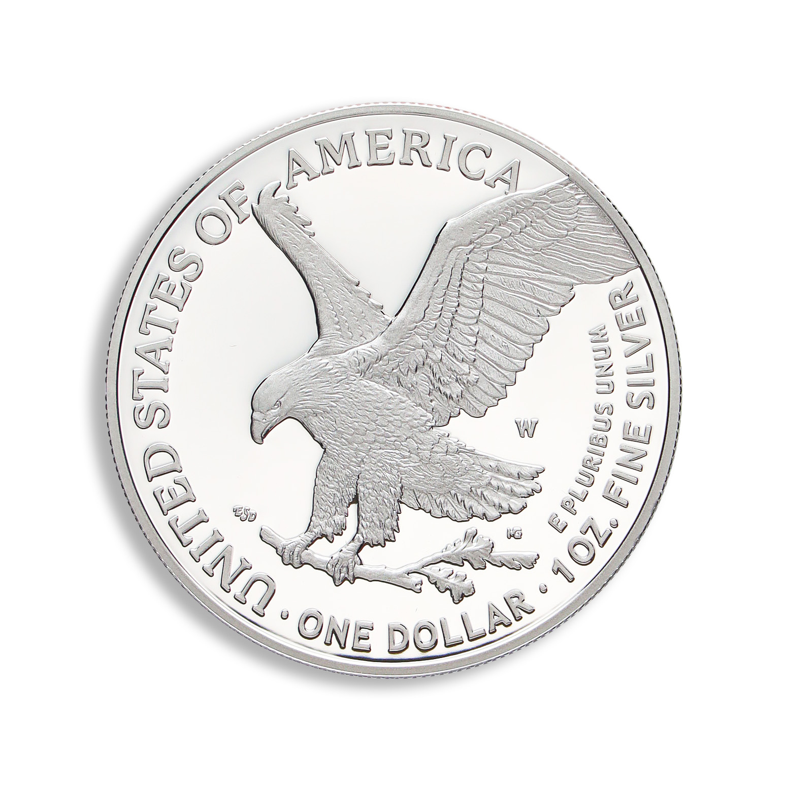 2024-W Proof Silver Eagle with Box & COA - Image 3