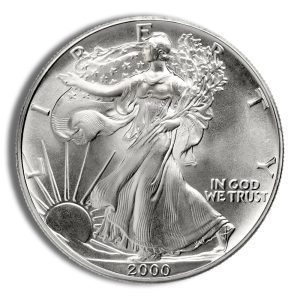 2000 Silver American Eagle - BU