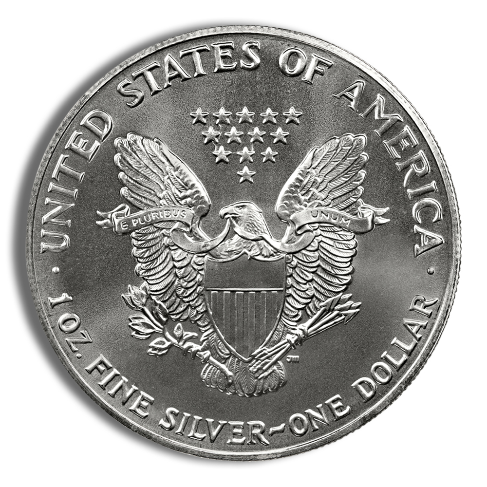 2002 Silver American Eagle - BU - Image 2