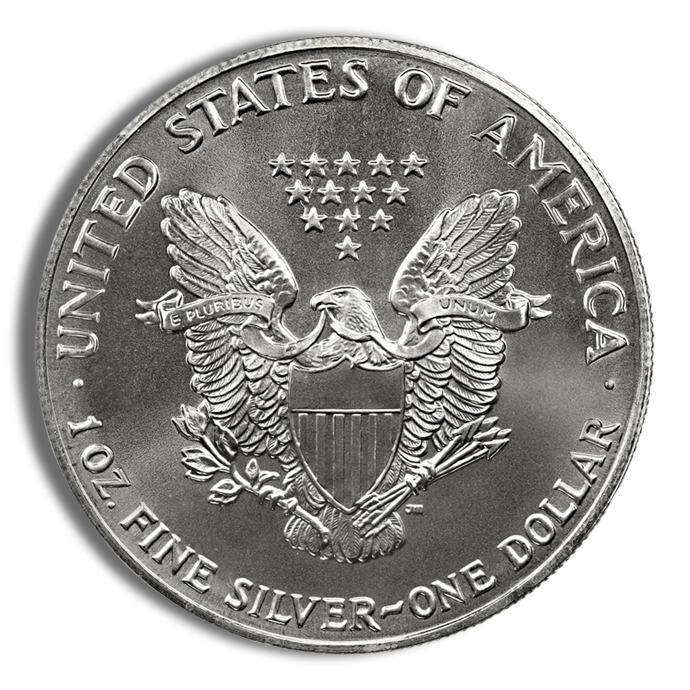 2001 Silver American Eagle - BU - Image 2