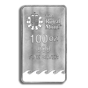 100 oz Silver Bar – Britannia