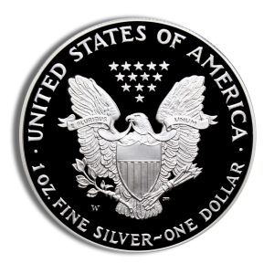 2020-W Proof Silver Eagle V75 Privy with Box & COA