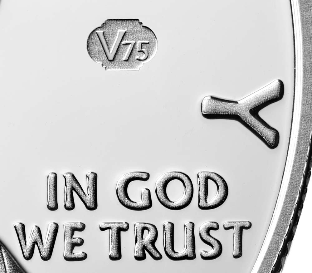 2020-W Proof Silver Eagle V75 Privy with Box & COA - Image 3