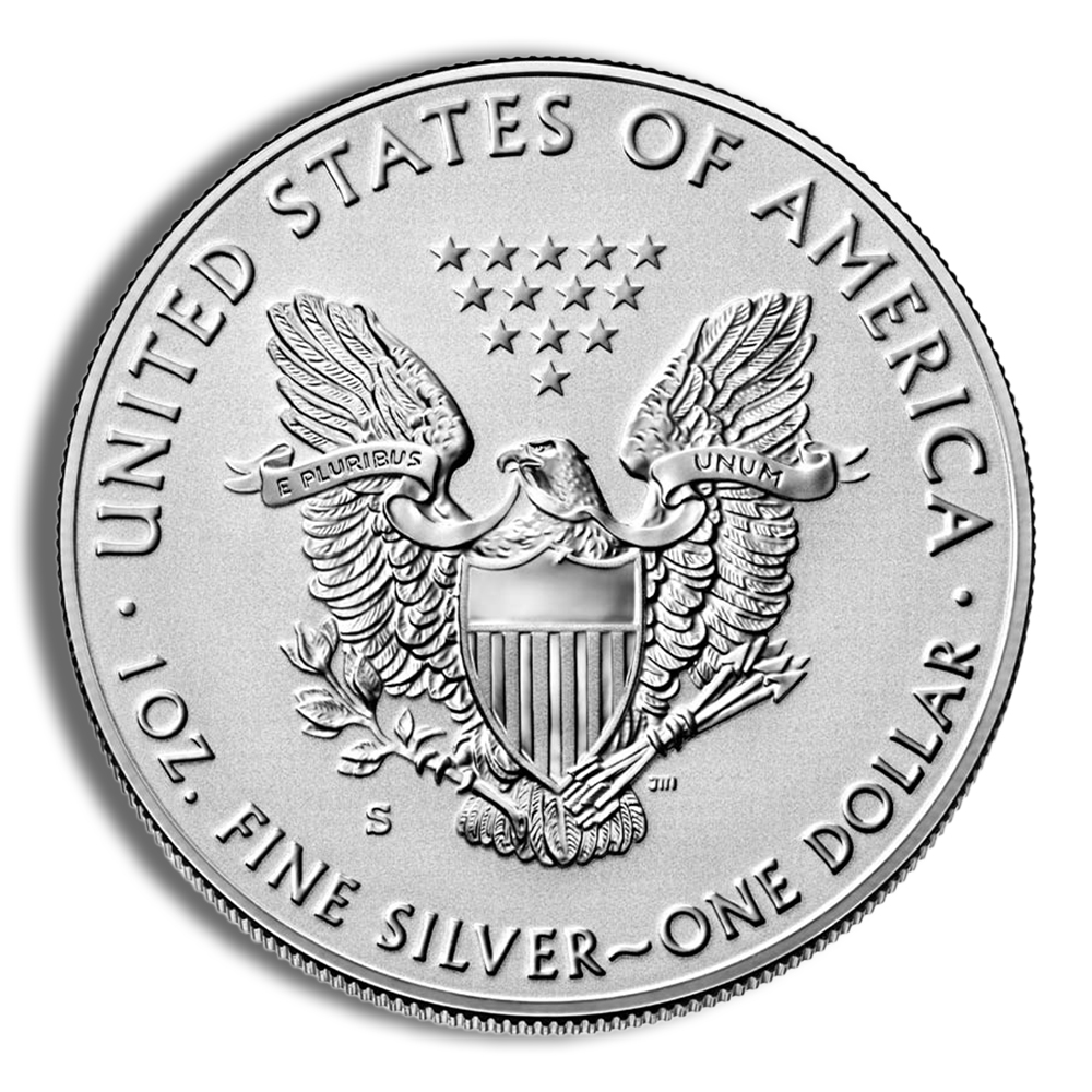 2019-S Enhanced Reverse Proof Silver Eagle with Box & COA - Image 3
