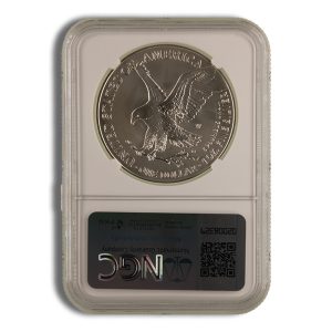 2022-W Burnished Silver Eagle NGC MS70
