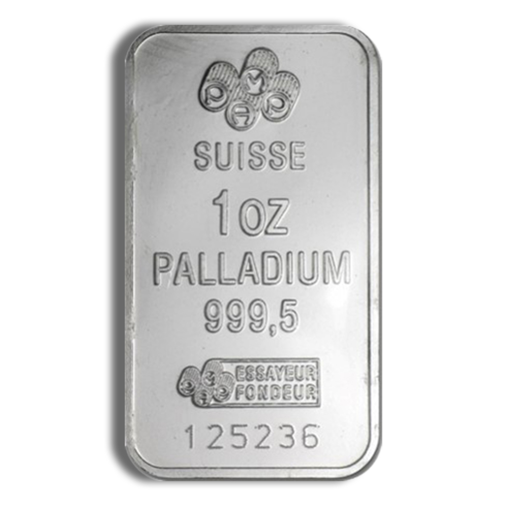1 oz Palladium Bar - Credit Suisse (Carded) - Image 2